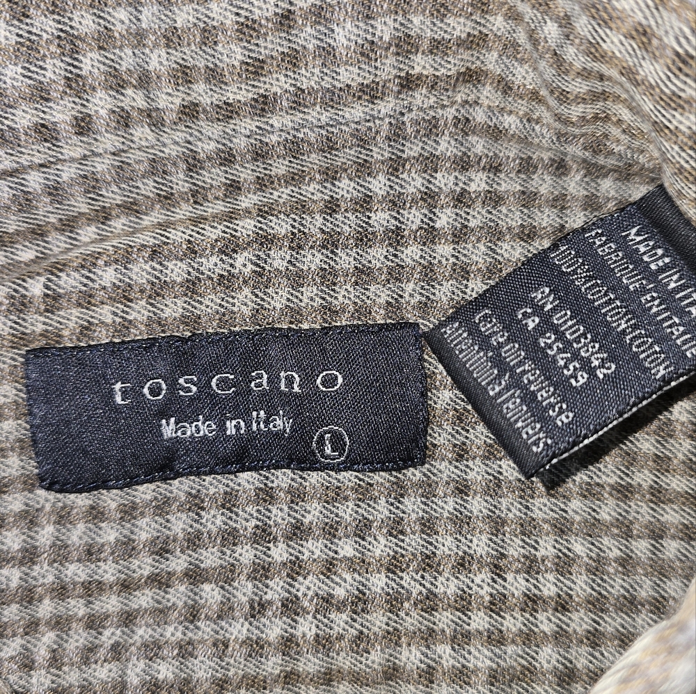 Toscano plaid button down - Picture 2 of 6